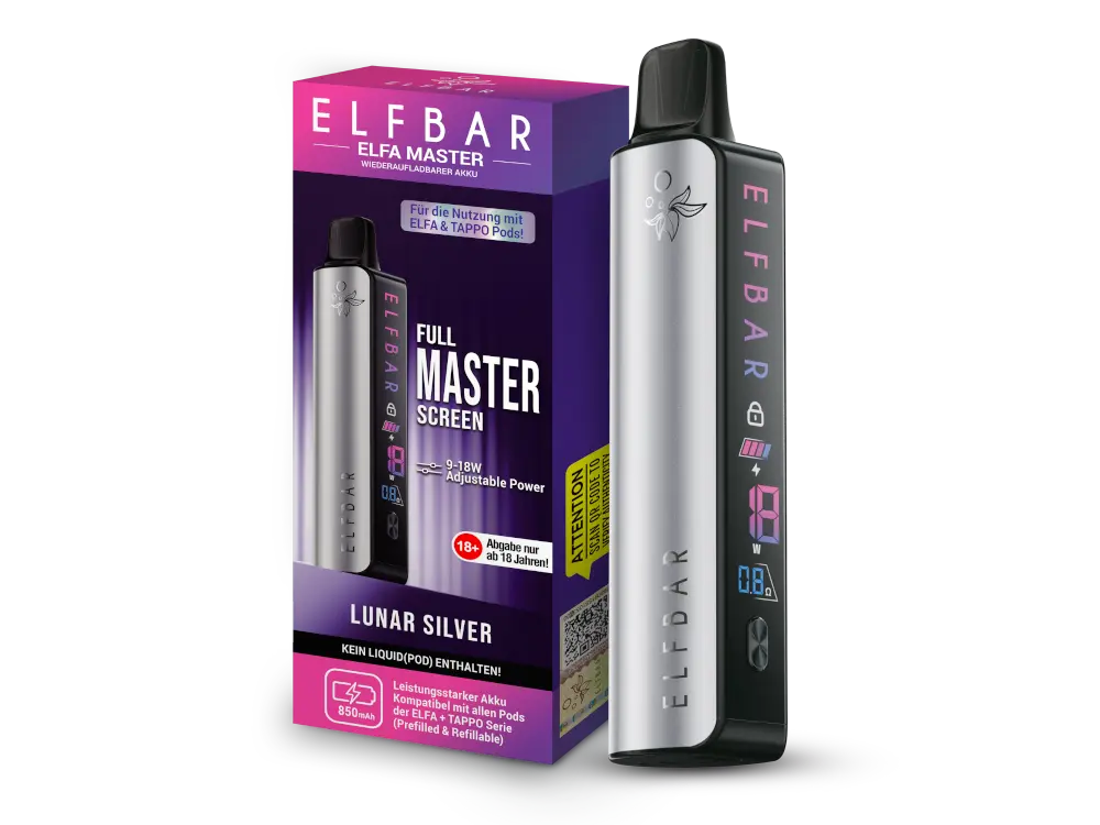 ELFBAR ELFA Master lunar silver ELFBAR ELFA Master lunar silver
