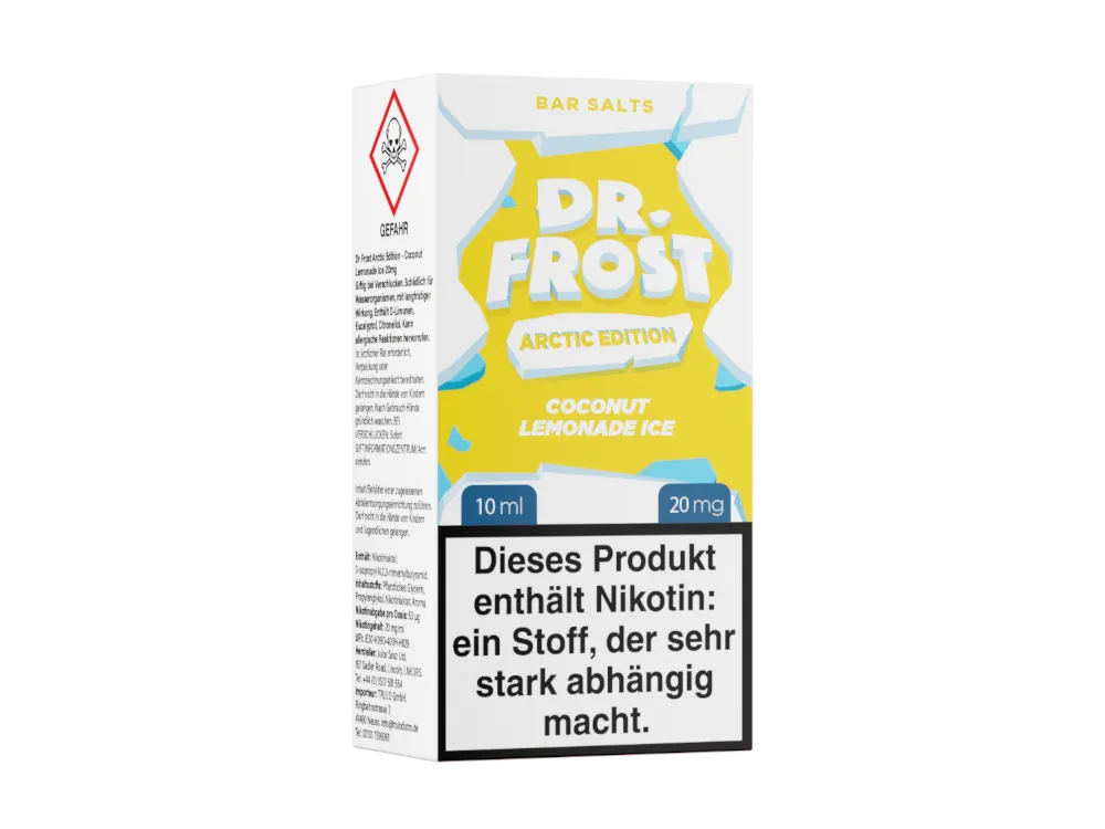 dr frost coconut lemonade ice