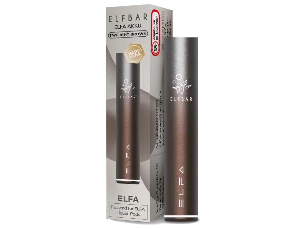 elfbar elfa akku braun silber